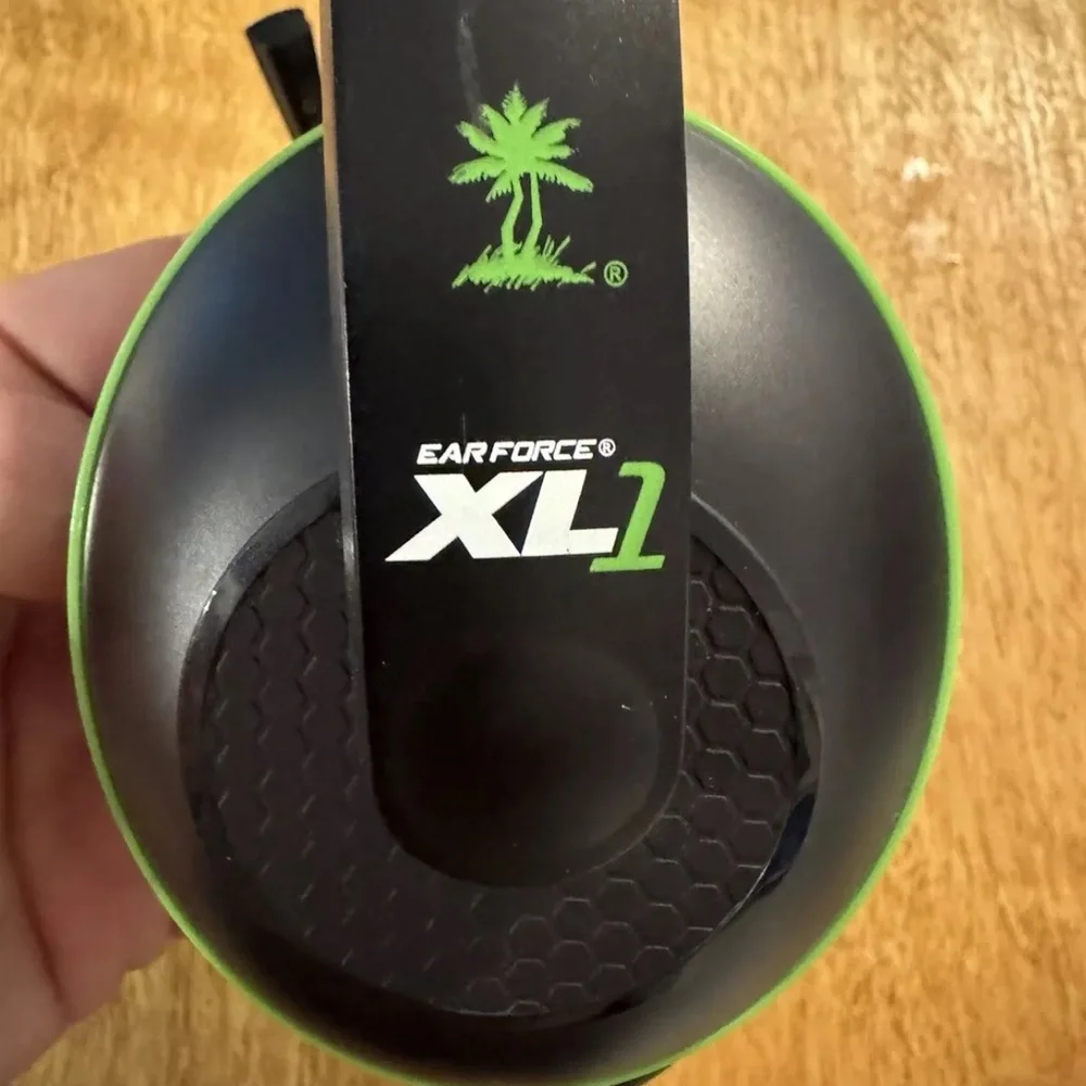 Turtle Beach Ear Force XL1 Black/Green Headband Headsets for Multi-Platform